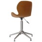 vidaXL Silla de comedor giratoria de terciopelo marrón vidaXL Silla de comedor giratoria de terciopelo marrón
