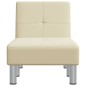 vidaXL Diván de cuero sintético color crema vidaXL Diván de cuero sintético color crema