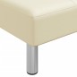 vidaXL Diván de cuero sintético color crema vidaXL Diván de cuero sintético color crema