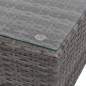 vidaXL Set de muebles de jardín 12 pzas y cojines ratán sintético gris vidaXL Set de muebles de jardín 12 pzas y cojines ratán sintético gris