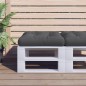 vidaXL Cojín para palets tela negro 60x60x12 cm vidaXL Cojín para palets tela negro 60x60x12 cm