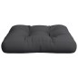 vidaXL Cojín para palets tela negro 60x60x12 cm vidaXL Cojín para palets tela negro 60x60x12 cm