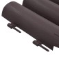 vidaXL Bordes de jardín 36 unidades PP marrón 10 m vidaXL Bordes de jardín 36 unidades PP marrón 10 m