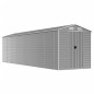 vidaXL Cobertizo de jardín acero galvanizado gris claro 191x725x198 cm vidaXL Cobertizo de jardín acero galvanizado gris claro 191x725x198 cm