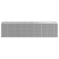 vidaXL Cobertizo de jardín acero galvanizado gris claro 191x725x198 cm vidaXL Cobertizo de jardín acero galvanizado gris claro 191x725x198 cm