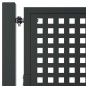 vidaXL Puerta de jardín acero gris antracita 105x125 cm
