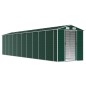 vidaXL Cobertizo de jardín acero galvanizado verde 191x895x198 cm vidaXL Cobertizo de jardín acero galvanizado verde 191x895x198 cm