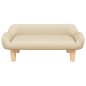 vidaXL Cama para perros de tela crema 70x40x24 cm vidaXL Cama para perros de tela crema 70x40x24 cm
