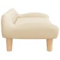 vidaXL Cama para perros de tela crema 70x40x24 cm vidaXL Cama para perros de tela crema 70x40x24 cm