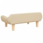 vidaXL Cama para perros de tela crema 70x40x24 cm vidaXL Cama para perros de tela crema 70x40x24 cm