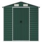 vidaXL Cobertizo de jardín acero galvanizado verde 191x895x198 cm vidaXL Cobertizo de jardín acero galvanizado verde 191x895x198 cm