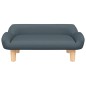 vidaXL Cama para perros de tela gris oscuro 70x40x24 cm vidaXL Cama para perros de tela gris oscuro 70x40x24 cm