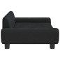 vidaXL Cama para perros de terciopelo negra 100x54x33 cm vidaXL Cama para perros de terciopelo negra 100x54x33 cm