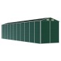 vidaXL Cobertizo de jardín acero galvanizado verde 191x895x198 cm vidaXL Cobertizo de jardín acero galvanizado verde 191x895x198 cm