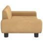 vidaXL Cama para perros de terciopelo marrón 70x45x33 cm vidaXL Cama para perros de terciopelo marrón 70x45x33 cm