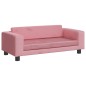 vidaXL Cama para perros con extensión terciopelo rosa 100x50x30 cm vidaXL Cama para perros con extensión terciopelo rosa 100x50x30 cm