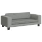vidaXL Cama de perros con extensión terciopelo gris claro 100x50x30 cm vidaXL Cama de perros con extensión terciopelo gris claro 100x50x30 cm