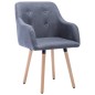 vidaXL Sillas de comedor 2 unidades tela gris oscuro vidaXL Sillas de comedor 2 unidades tela gris oscuro