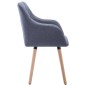 vidaXL Sillas de comedor 2 unidades tela gris oscuro vidaXL Sillas de comedor 2 unidades tela gris oscuro