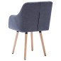 vidaXL Sillas de comedor 2 unidades tela gris oscuro vidaXL Sillas de comedor 2 unidades tela gris oscuro