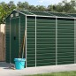 vidaXL Cobertizo de jardín acero galvanizado verde 191x640x198 cm vidaXL Cobertizo de jardín acero galvanizado verde 191x640x198 cm