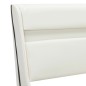 vidaXL Estructura de cama con LED cuero sintético blanco 160x200 cm vidaXL Estructura de cama con LED cuero sintético blanco 160x200 cm