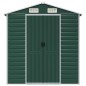 vidaXL Cobertizo de jardín acero galvanizado verde 191x640x198 cm vidaXL Cobertizo de jardín acero galvanizado verde 191x640x198 cm