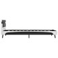 vidaXL Estructura de cama con LED de cuero sintético gris 90x200 cm vidaXL Estructura de cama con LED de cuero sintético gris 90x200 cm