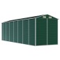 vidaXL Cobertizo de jardín acero galvanizado verde 191x640x198 cm vidaXL Cobertizo de jardín acero galvanizado verde 191x640x198 cm