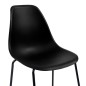 vidaXL Juego de mesa alta y taburetes 5 piezas plástico negro vidaXL Juego de mesa alta y taburetes 5 piezas plástico negro