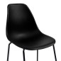 vidaXL Juego de mesa alta y taburetes 3 piezas plástico negro vidaXL Juego de mesa alta y taburetes 3 piezas plástico negro