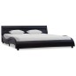 vidaXL Estructura de cama con LED de cuero sintético negro 140x200 cm vidaXL Estructura de cama con LED de cuero sintético negro 140x200 cm