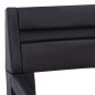 vidaXL Estructura de cama con LED de cuero sintético negro 140x200 cm vidaXL Estructura de cama con LED de cuero sintético negro 140x200 cm