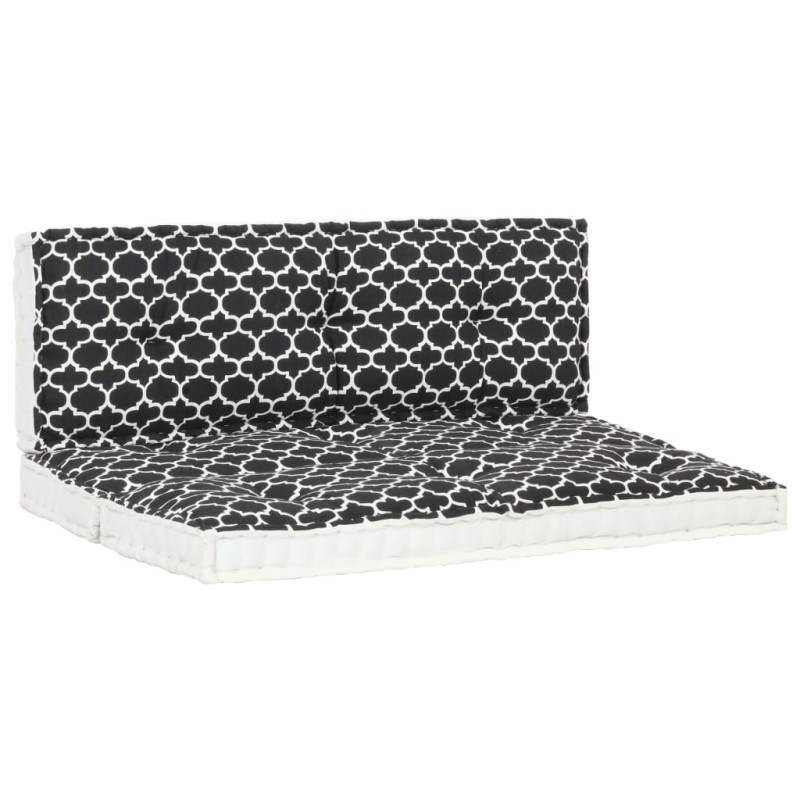 vidaXL Cojines para muebles de palets de jardín 2 unidades estampados vidaXL Cojines para muebles de palets de jardín 2 unidades estampados
