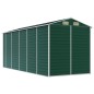vidaXL Cobertizo de jardín acero galvanizado verde 191x470x198 cm vidaXL Cobertizo de jardín acero galvanizado verde 191x470x198 cm