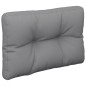 vidaXL Cojines para sofá de palets 2 unidades tela gris vidaXL Cojines para sofá de palets 2 unidades tela gris