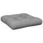 vidaXL Cojines para sofá de palets 2 unidades tela gris vidaXL Cojines para sofá de palets 2 unidades tela gris