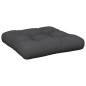 vidaXL Cojines para palets 2 unidades tela negro vidaXL Cojines para palets 2 unidades tela negro