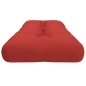 vidaXL Cojín para sofá de palets de tela rojo 120x40x12 cm vidaXL Cojín para sofá de palets de tela rojo 120x40x12 cm