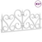 vidaXL Borduras de jardín 17 unidades PP blanco 10 m vidaXL Borduras de jardín 17 unidades PP blanco 10 m