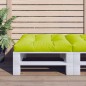 vidaXL Cojín para sofá de palets de tela verde claro 80x80x12 cm vidaXL Cojín para sofá de palets de tela verde claro 80x80x12 cm