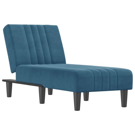 vidaXL Sofá diván de terciopelo azul
