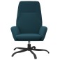 vidaXL Sillón de relax de terciopelo azul vidaXL Sillón de relax de terciopelo azul