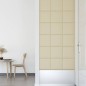 vidaXL Paneles de pared 12 uds cuero sintético crema 30x30 cm 1,08 m² vidaXL Paneles de pared 12 uds cuero sintético crema 30x30 cm 1,08 m²