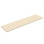 vidaXL Paneles de pared 12 uds tela color crema 60x15 cm 1,08 m²