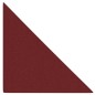 vidaXL Paneles de pared 12 uds tela rojo tinto 30x30 cm 0,54 m²