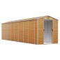 vidaXL Caseta de jardín acero galvanizado marrón claro 191x725x198 cm vidaXL Caseta de jardín acero galvanizado marrón claro 191x725x198 cm