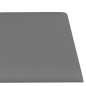vidaXL Paneles de pared 12 uds tela gris claro 30x15 cm 0,54 m²