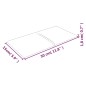 vidaXL Paneles de pared 12 uds tela gris claro 30x15 cm 0,54 m²