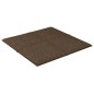 vidaXL Paneles de pared 12 uds tela marrón 30x30 cm 1,08 m² vidaXL Paneles de pared 12 uds tela marrón 30x30 cm 1,08 m²